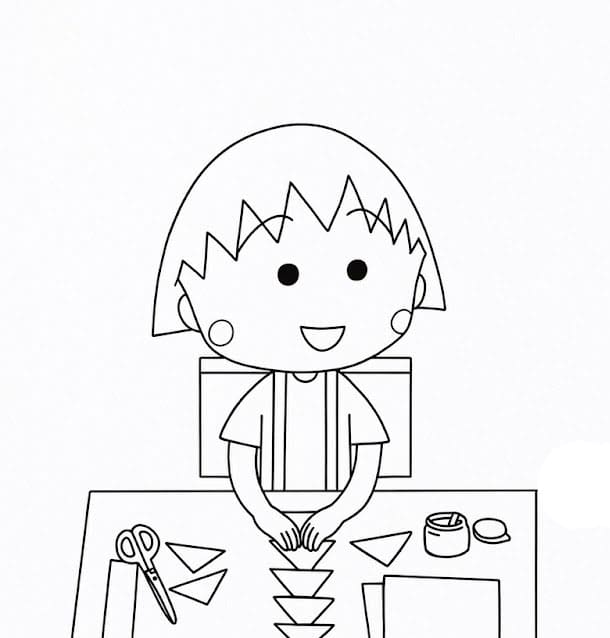 ระบายสี โมรุโกะจังกับงานประดิษฐ์