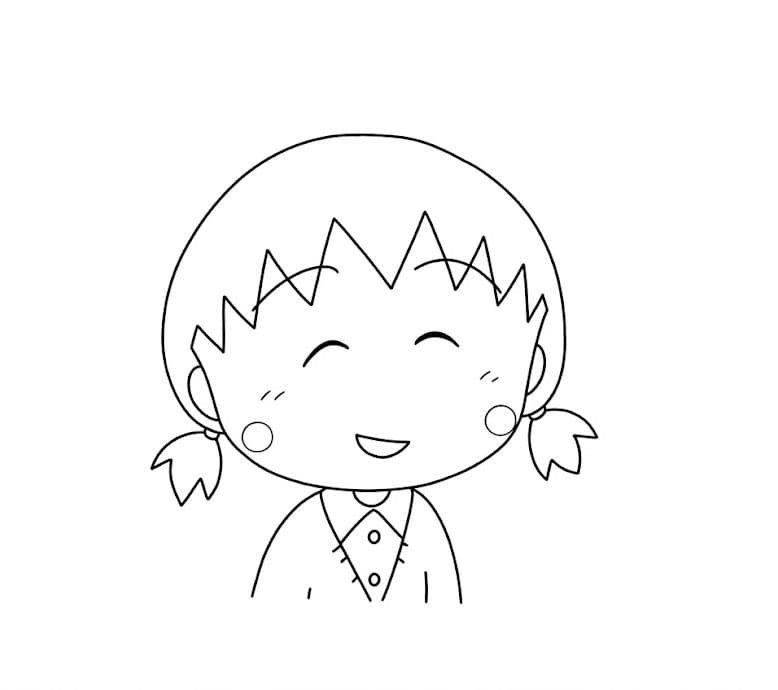 ระบายสี โมรุโกะจังกับรอยยิ้มสดใส