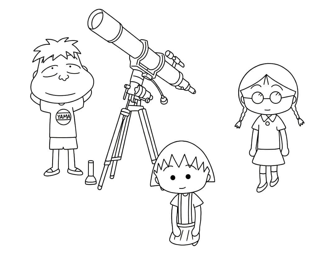 ระบายสี โมรุโกะจังสำรวจดวงดาว