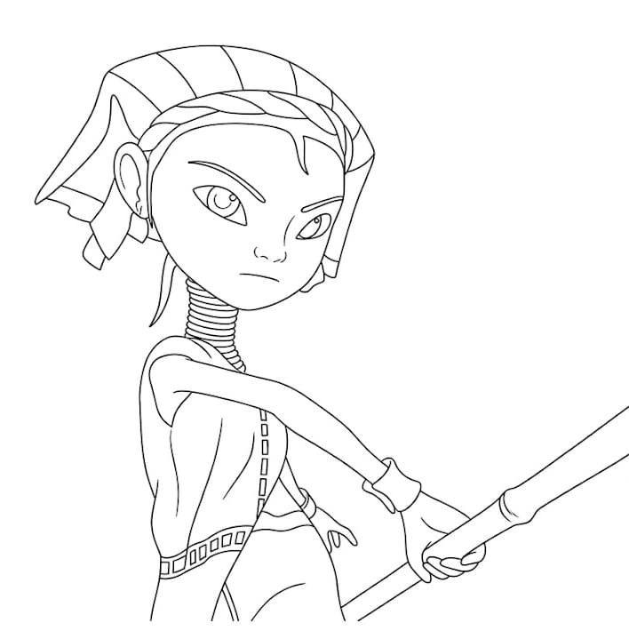 ระบายสี นักรบตัวจิ๋ว