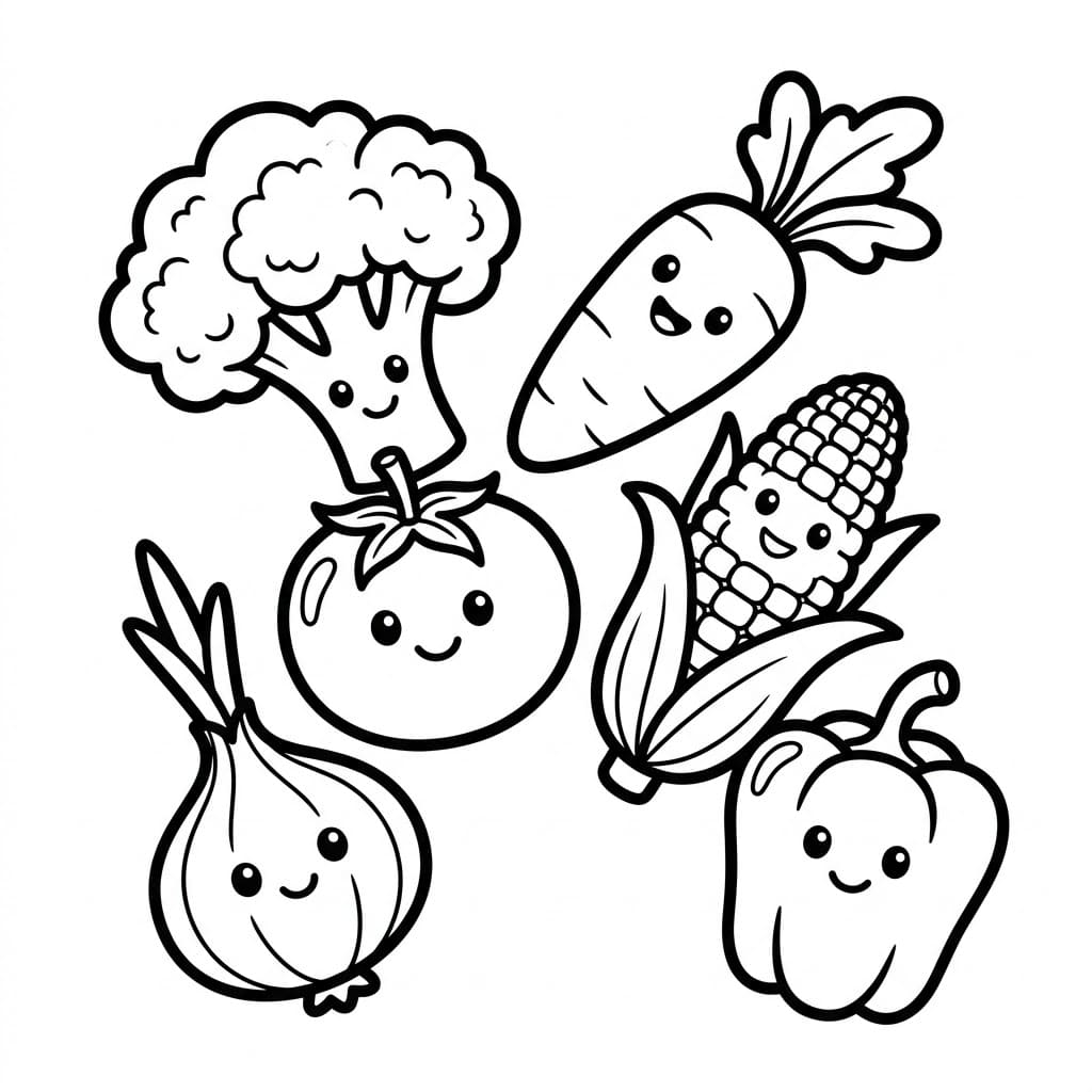 ระบายสี ผักใบเขียวธรรมชาติ