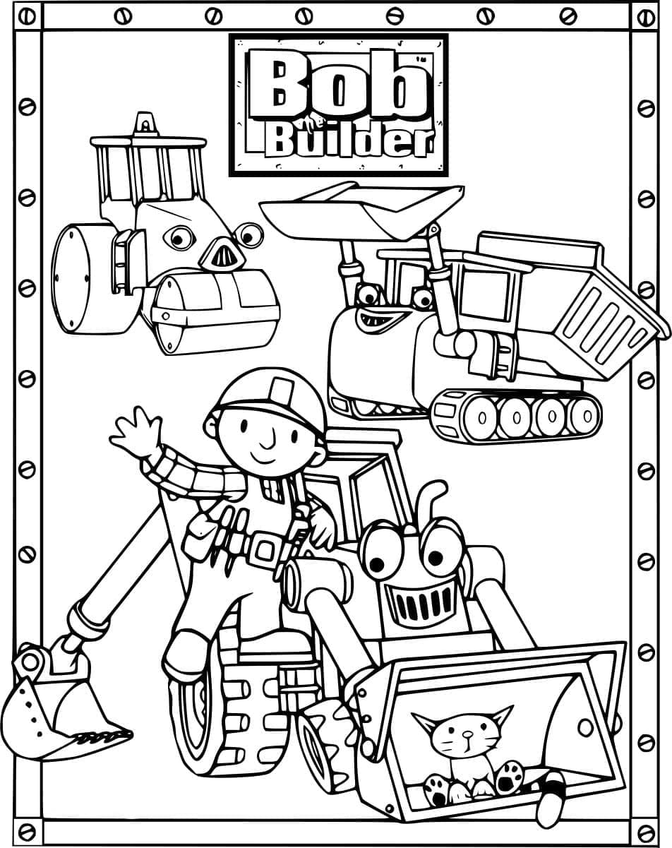 ระบายสี โปสเตอร์บ็อบ เดอะ บิลเดอร์