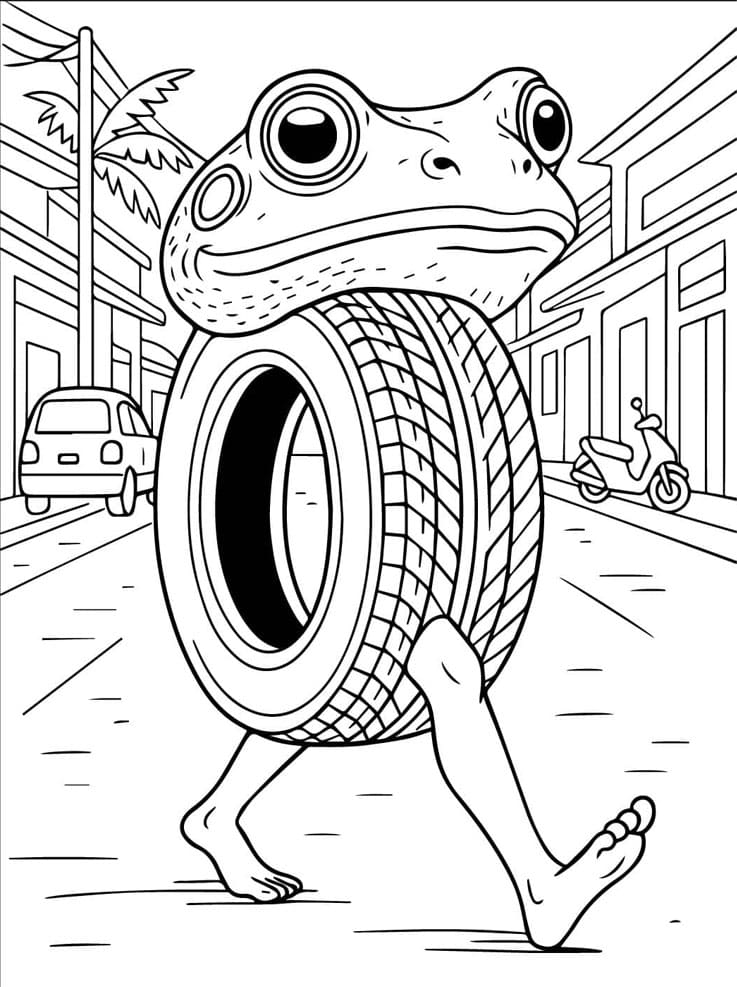 ระบายสี ตุ๊กตาอัมบาลาโบ