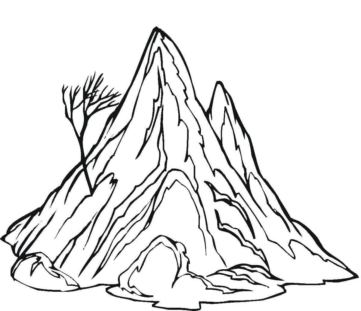 ระบายสี วาดภาพภูเขาฟรี