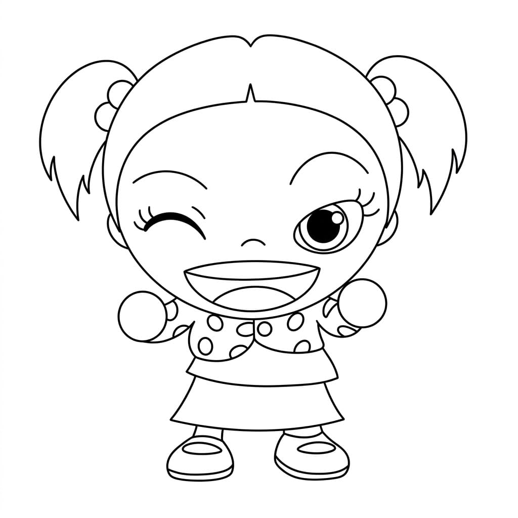 ระบายสี แองจี้น่ารักยิ้มหวาน