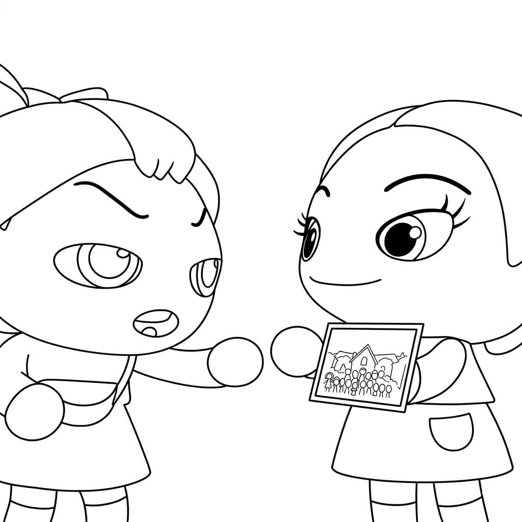 ระบายสี แองจี้ส์แบ่งปัน