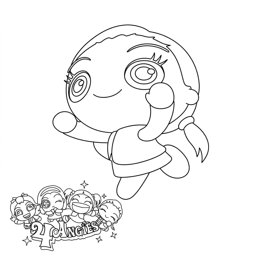 ระบายสี แองจี้ส์คิดอะไรอยู่