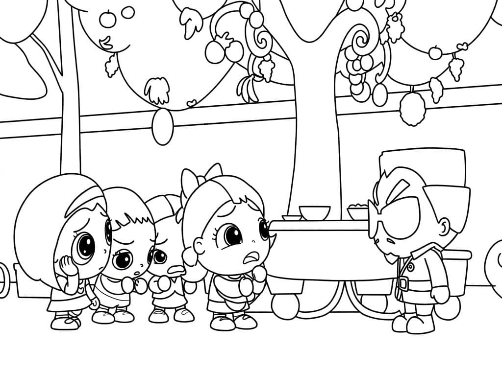 ระบายสี แองจี้ส์ปิกนิก