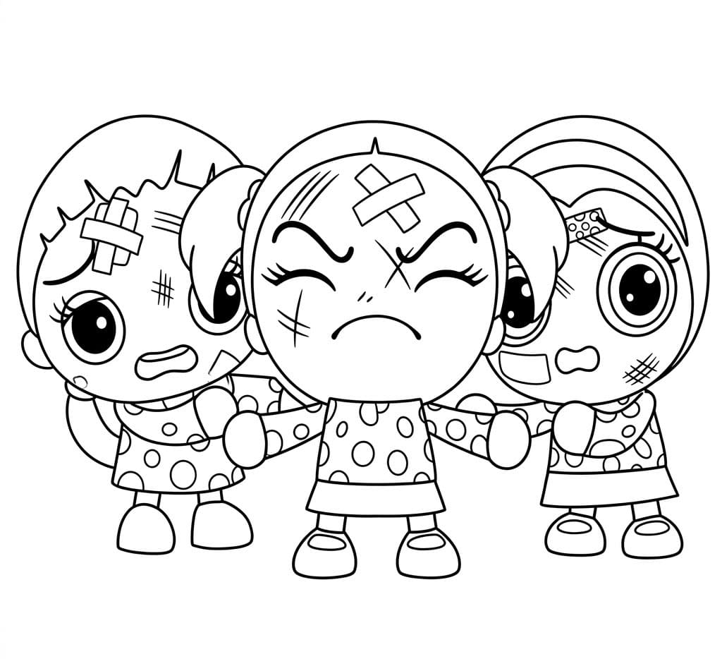 ระบายสี แองจี้ส์ทะเลาะกัน