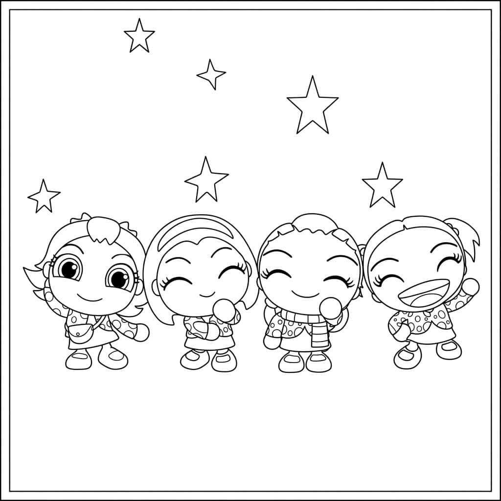 ระบายสี แองจี้ส์ใต้แสงดาว