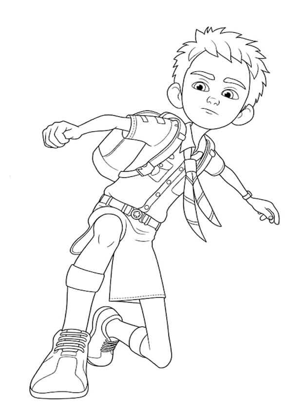 ระบายสี เอคโค่วิ่งผจญภัย