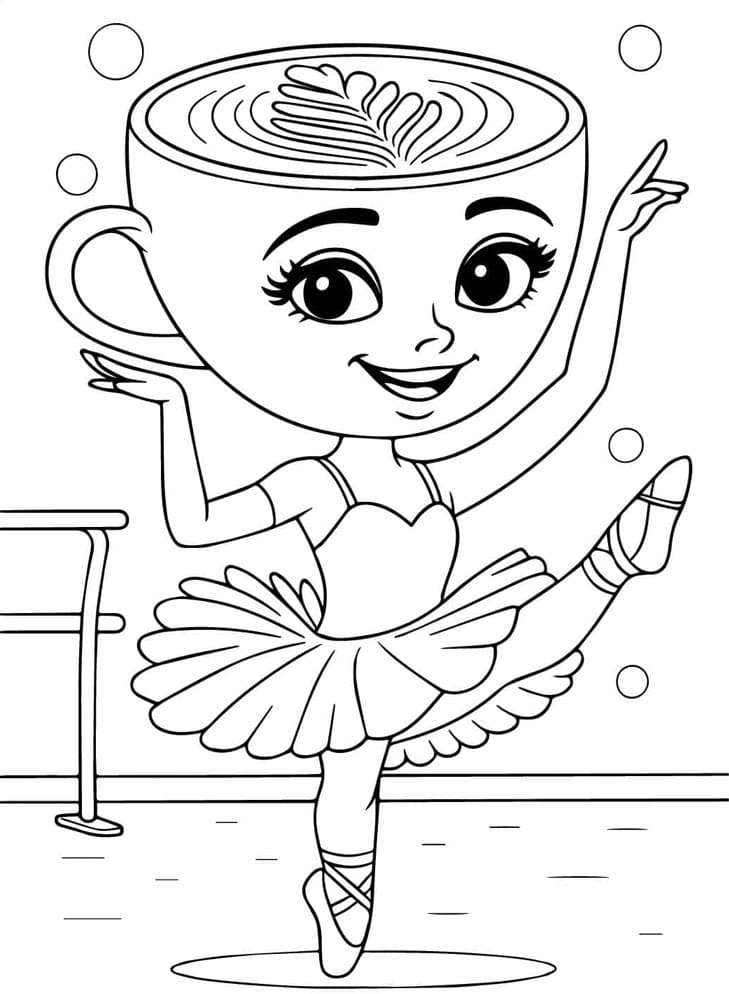 ระบายสี อิตาเลียนเบรนรูต คาปูชิน่า บัลเลรินา