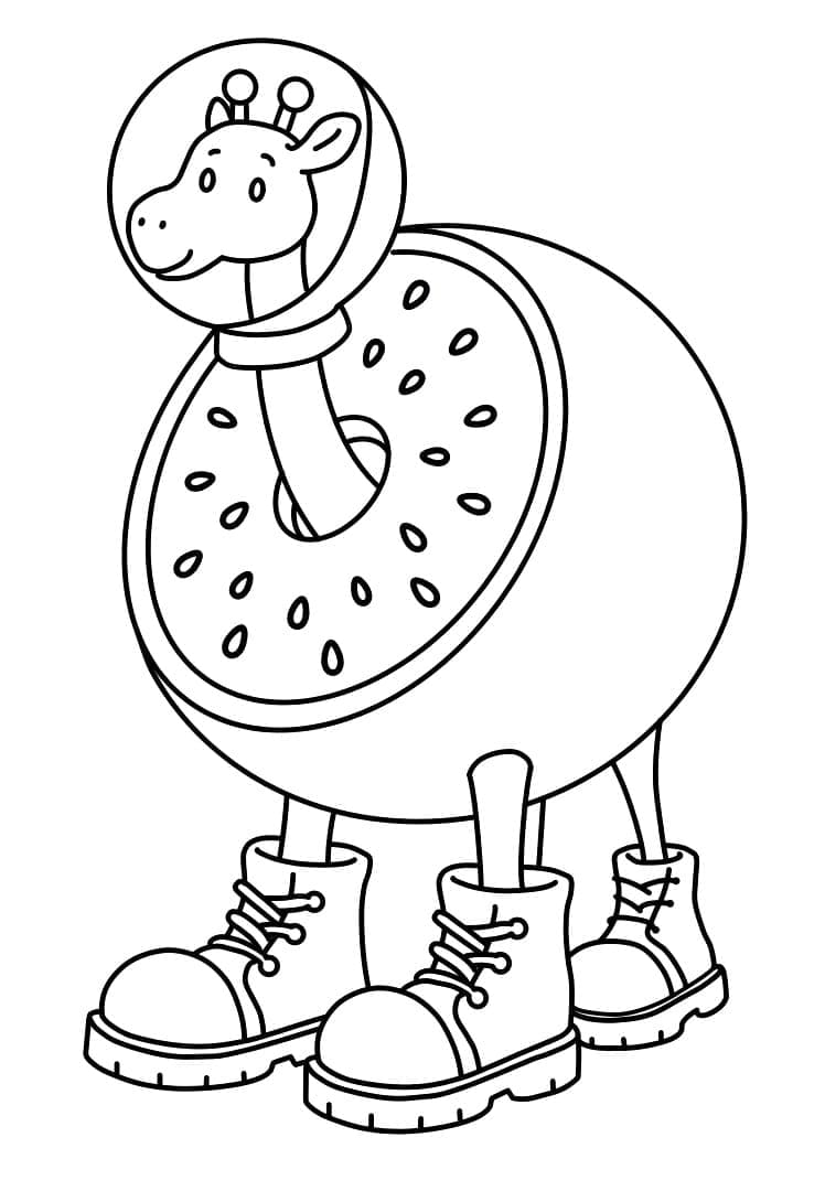 ระบายสี ยีราฟของเซเลสเต้