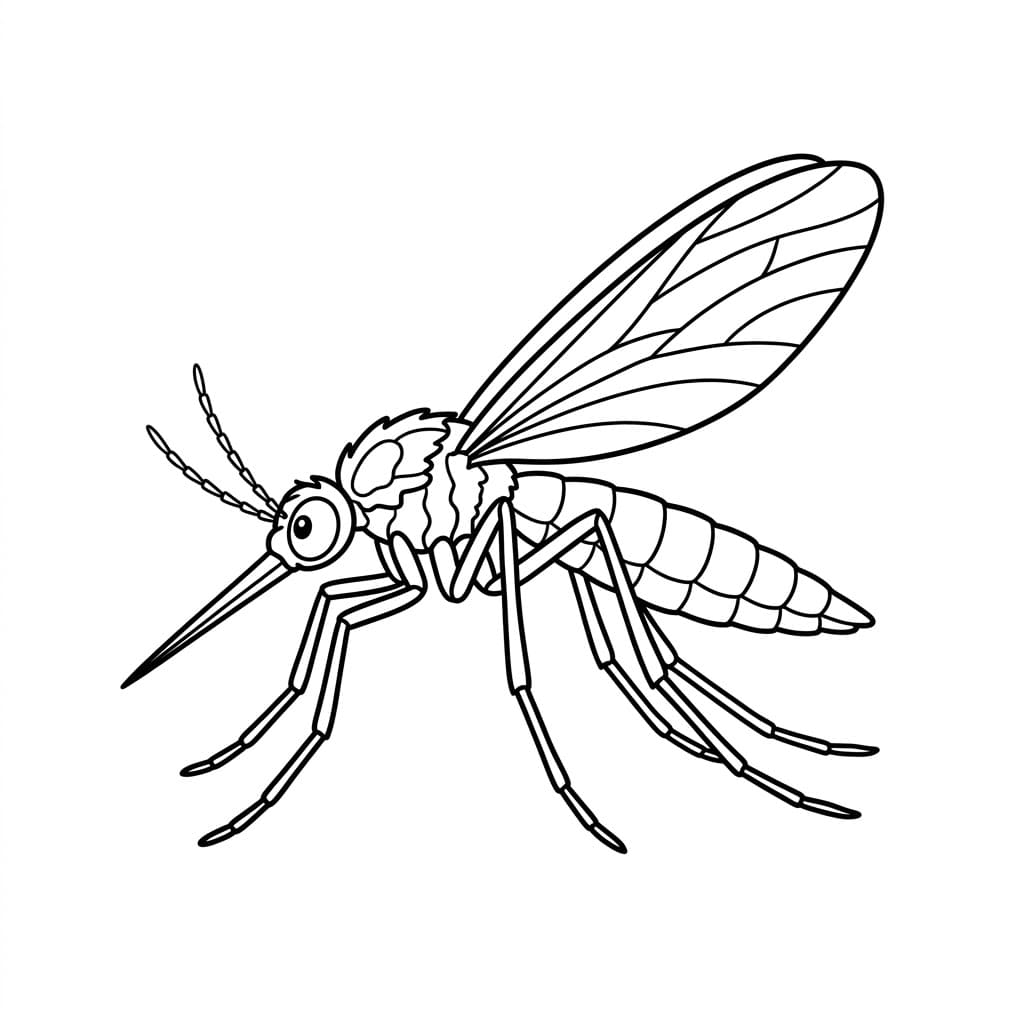 ระบายสี ยุง