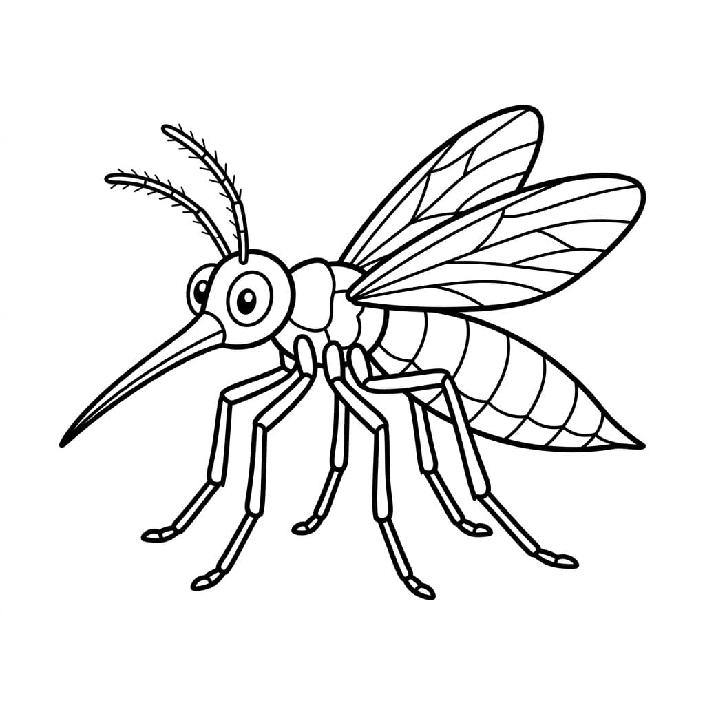 ระบายสี ยุงน่ามอง