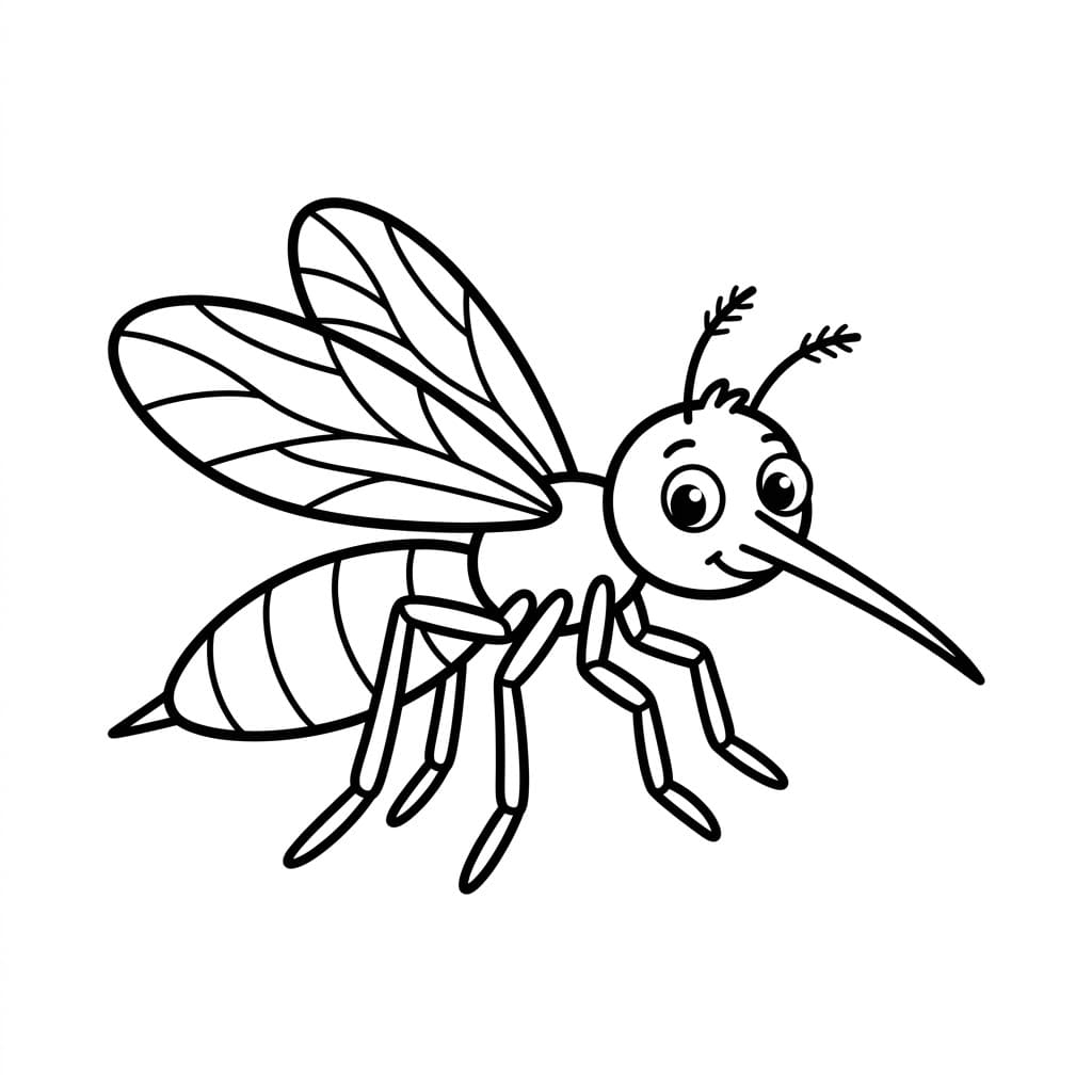 ระบายสี ยุงสดใส