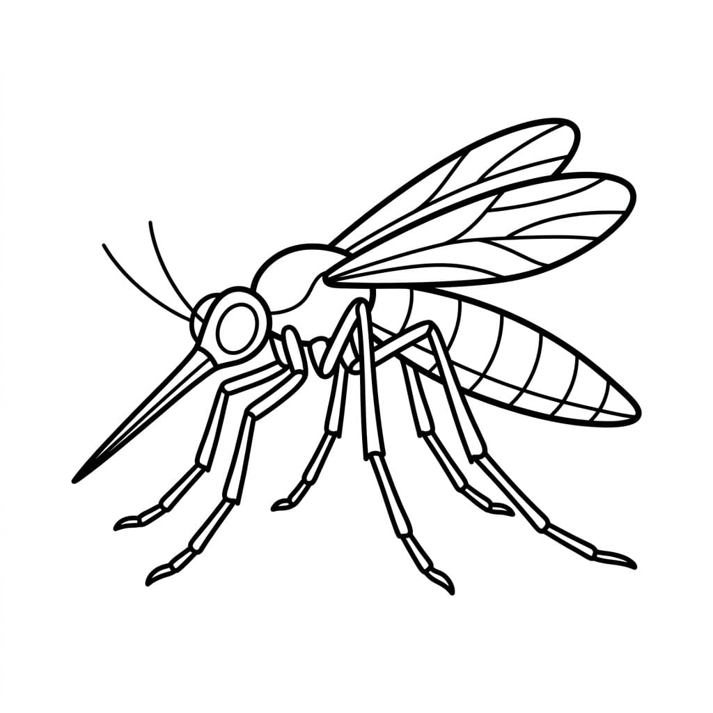 ระบายสี ยุงตัวเล็ก