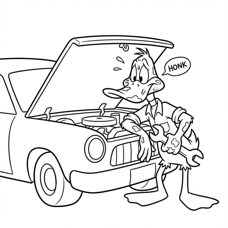 ระบายสี บริการซ่อมรถดัฟฟี่ดั๊ก