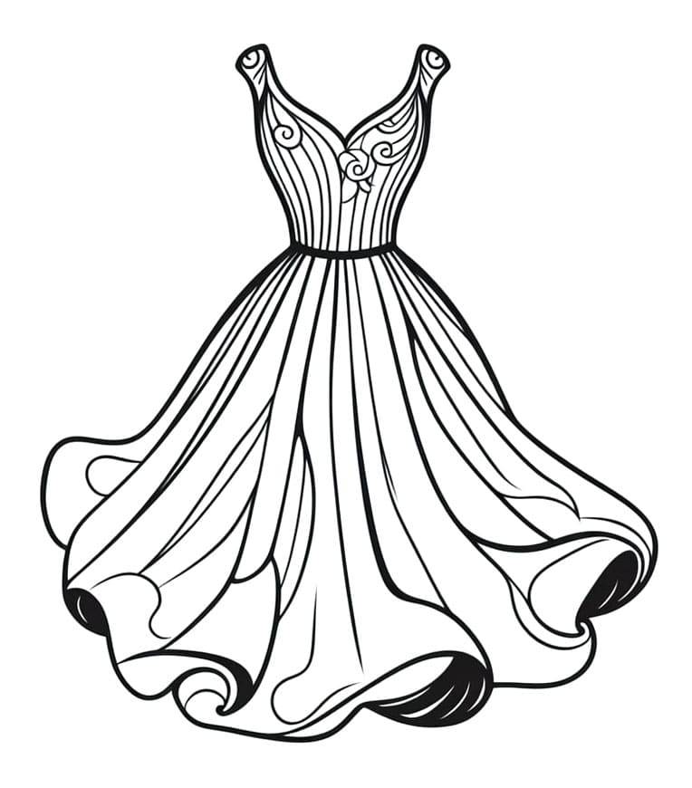 ระบายสี ชุดสวยมาก