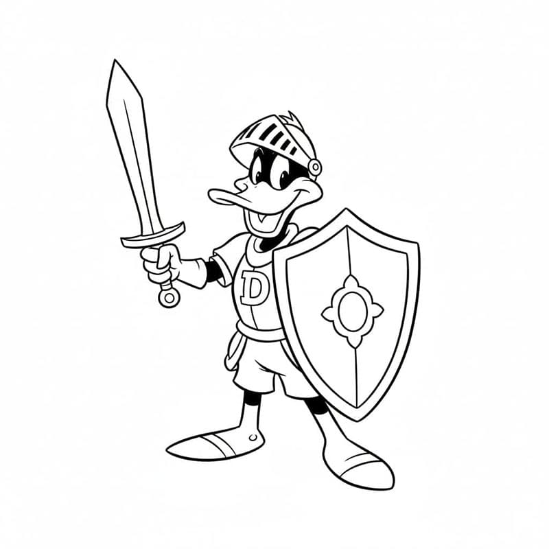 ระบายสี แดฟฟี่ ดั๊ก ไนท์