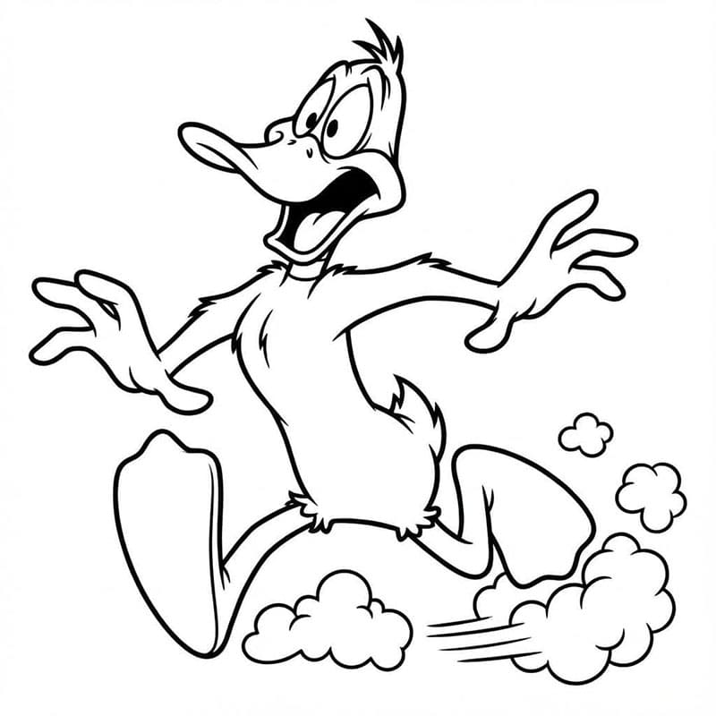 ระบายสี ดัฟฟี่ ดั๊ก ฟุต