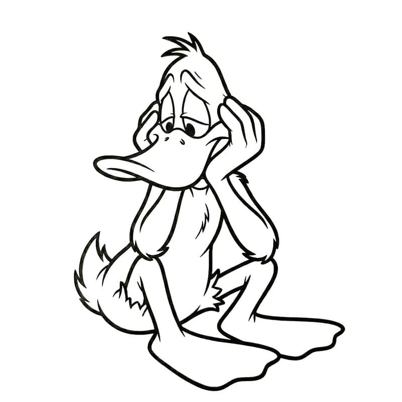 ระบายสี ดัฟฟี่ ดั๊ก รู้สึกเบื่อ