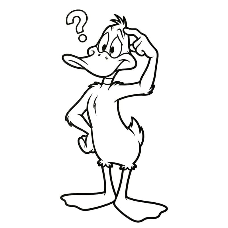 ระบายสี ดัฟฟี่ ดั๊ก สับสน