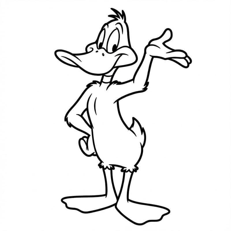 ระบายสี แดฟฟี่ ดั๊ก