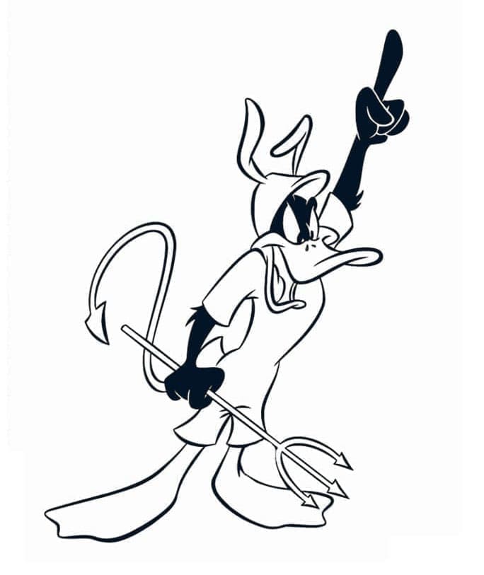 ระบายสี เดวิล แดฟฟี่ ดั๊ก