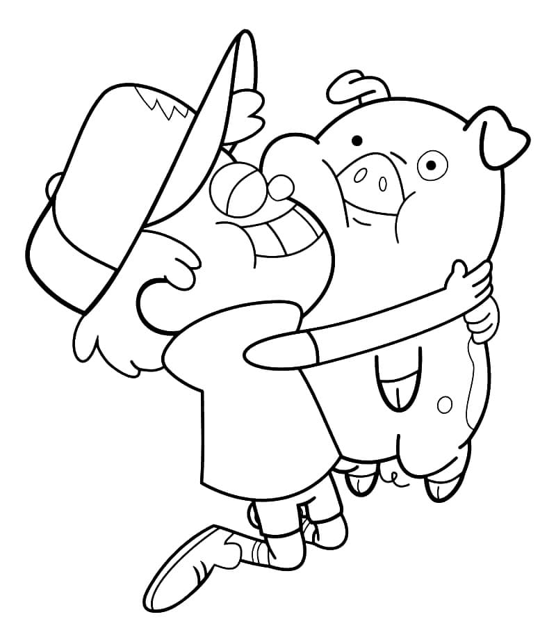 ระบายสี ดิปเปอร์และแวดเดิลส์จาก แกร์วิตี้ฟอล