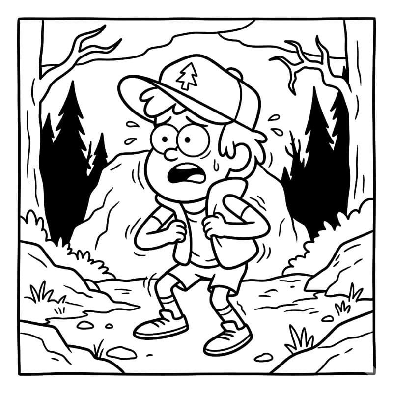 ระบายสี ดิปเปอร์น่ากลัว