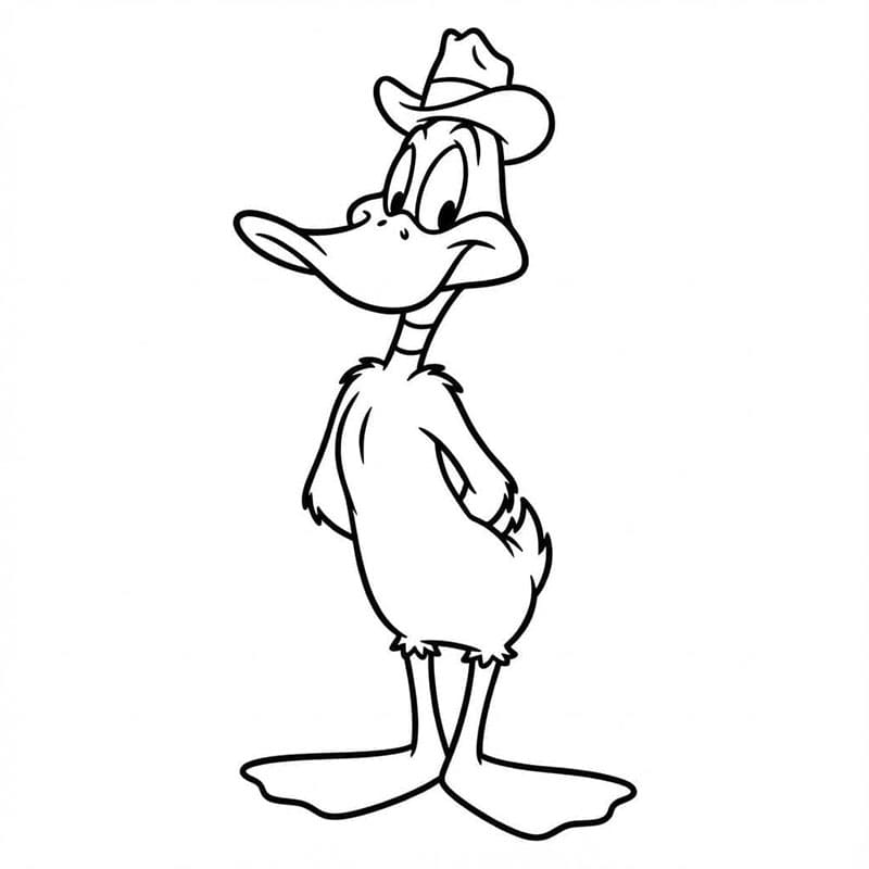 ระบายสี โดยทั่วไปแล้ว แดฟฟี่ ดั๊ก