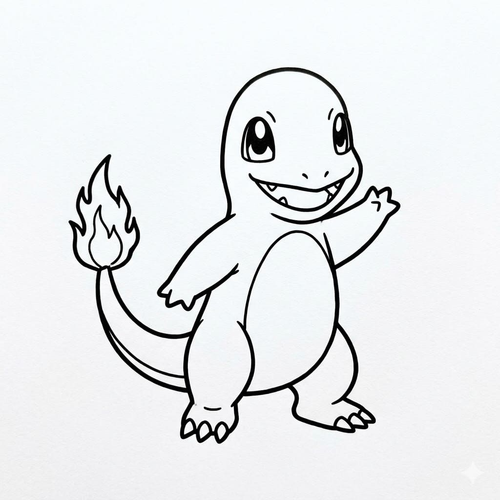 ระบายสี ฮิโตคาเงะ น่ารัก