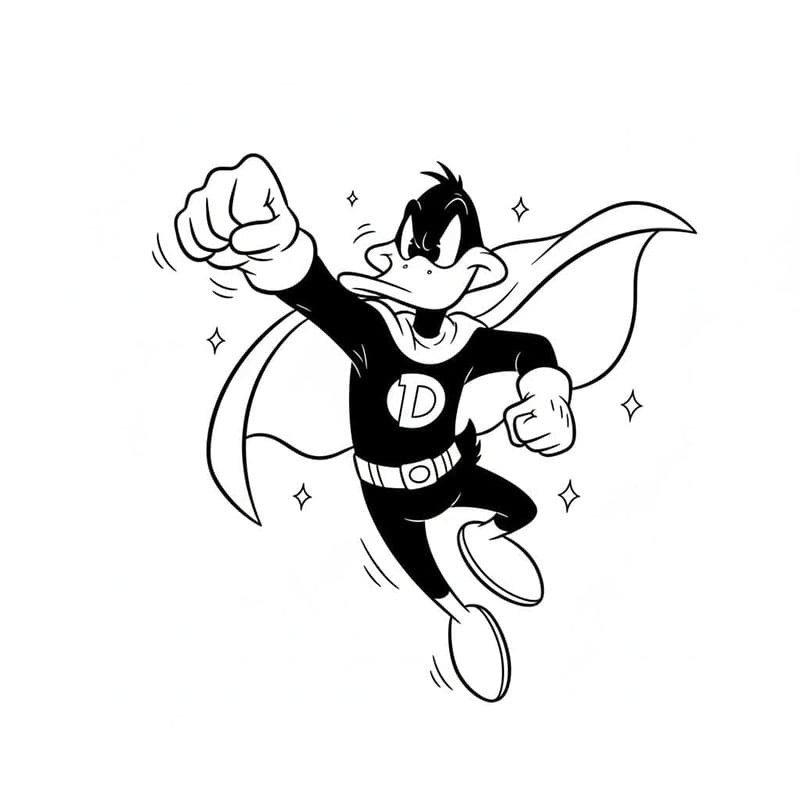 ระบายสี ฮีโร่ของดัฟฟี่ ดั๊ก