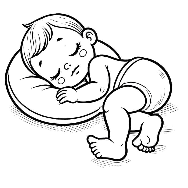 ระบายสี การนอนหลับ ทารก