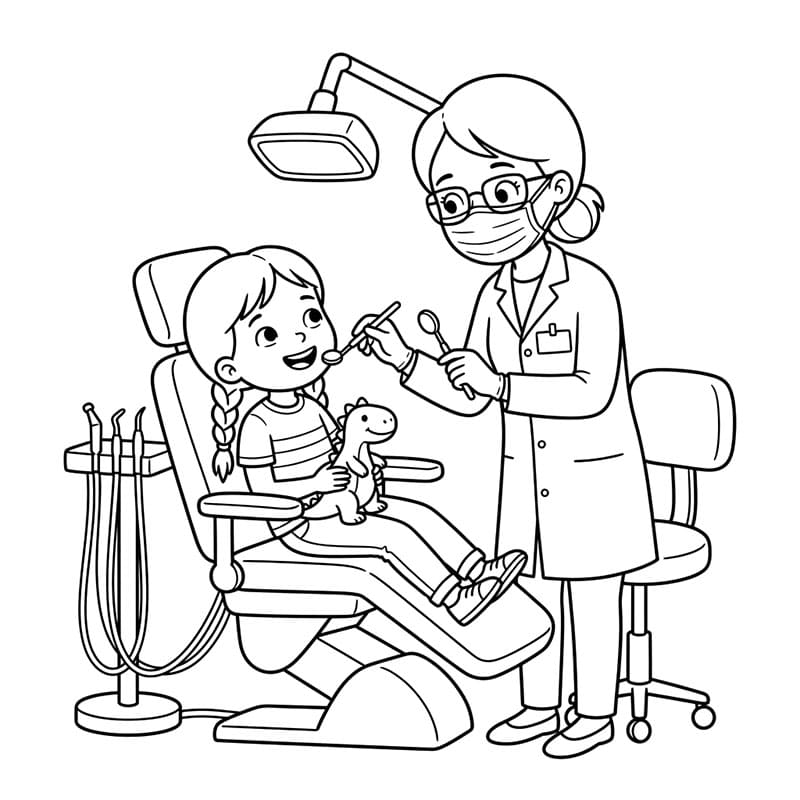 ระบายสี เก้าอี้ทำฟันสุดฮา