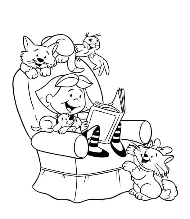 ระบายสี คลิฟฟอร์ด พิมพ์ได้