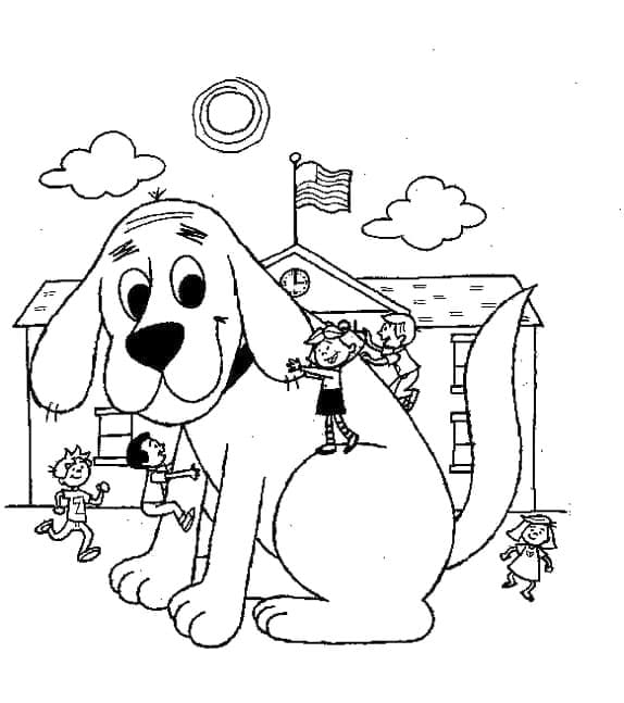 ระบายสี คลิฟฟอร์ดผู้น่ารัก