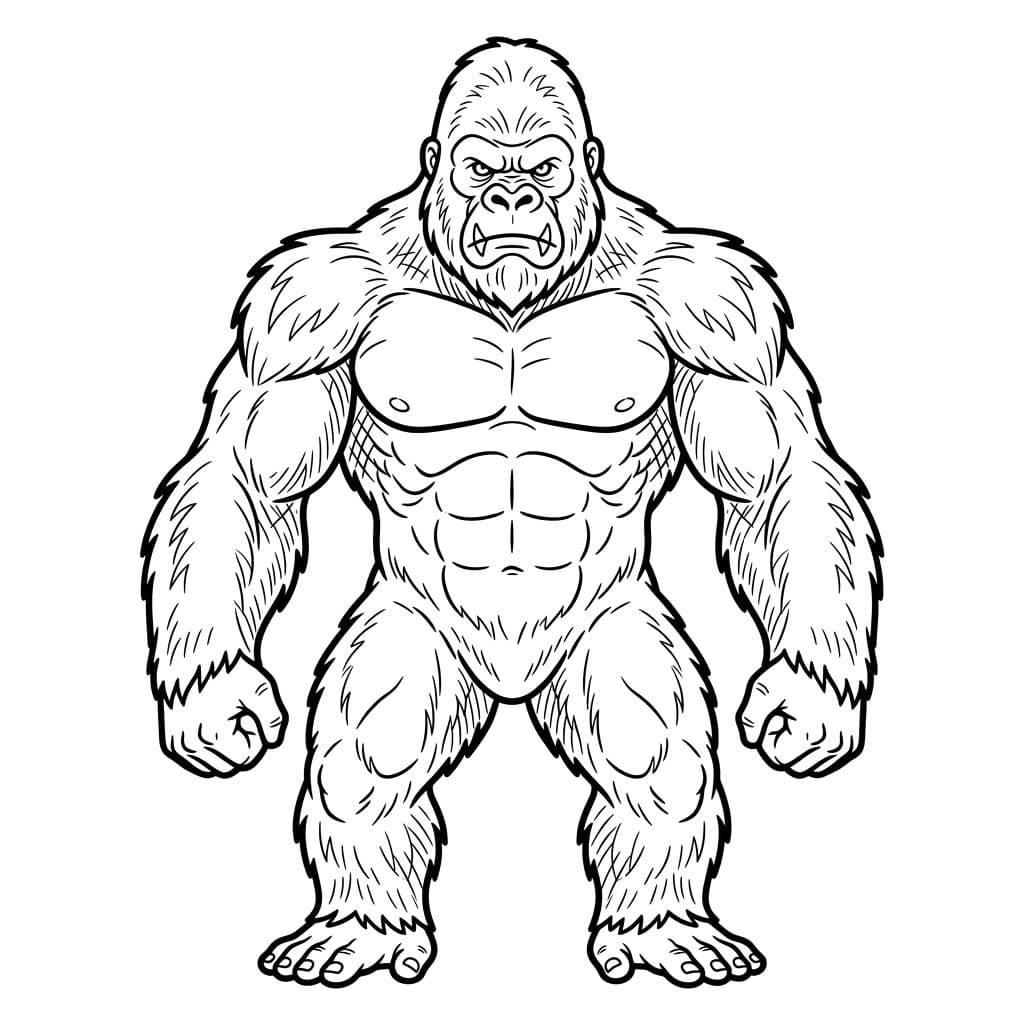 ระบายสี คิงคอง
