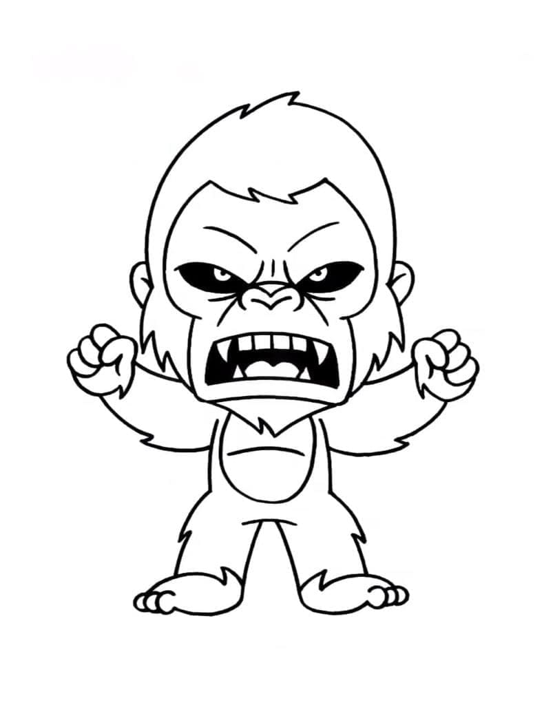 ระบายสี คิงคองตัวจิ๋ว