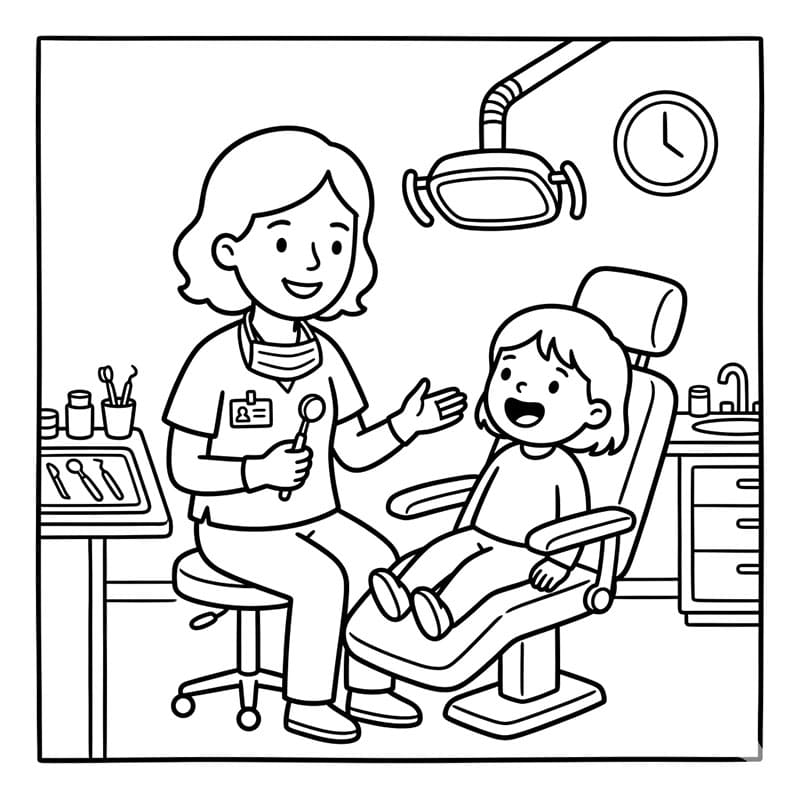 ระบายสี คลินิกทันตกรรมที่น่าสนใจ