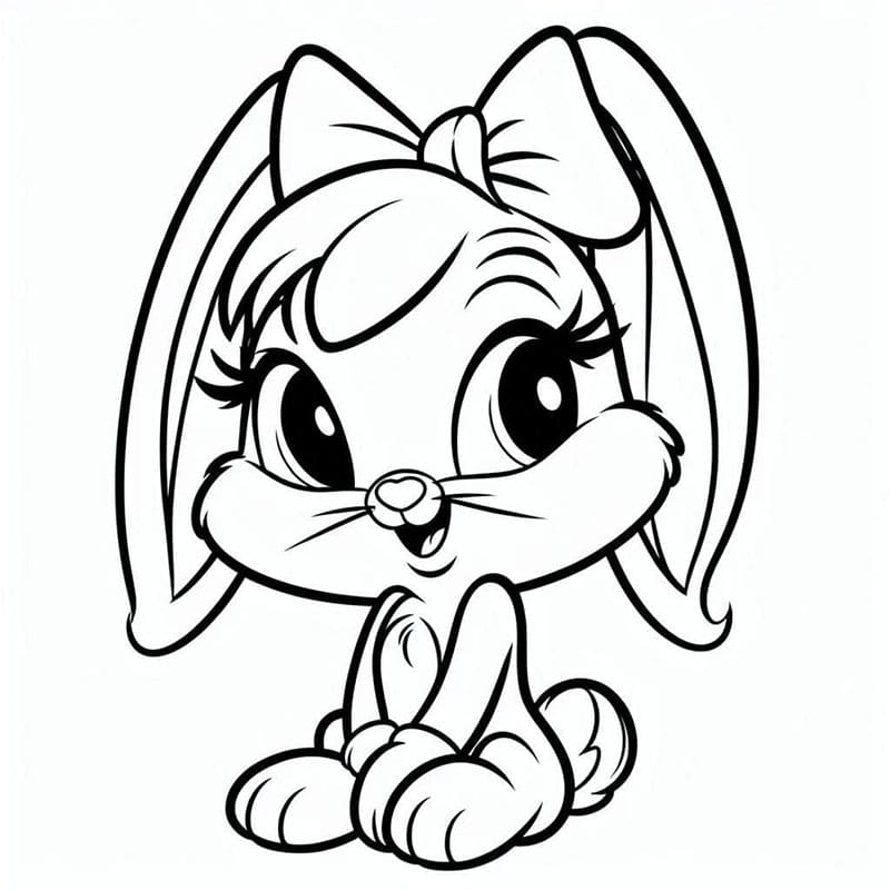 ระบายสี กระต่ายน้อยโลล่า