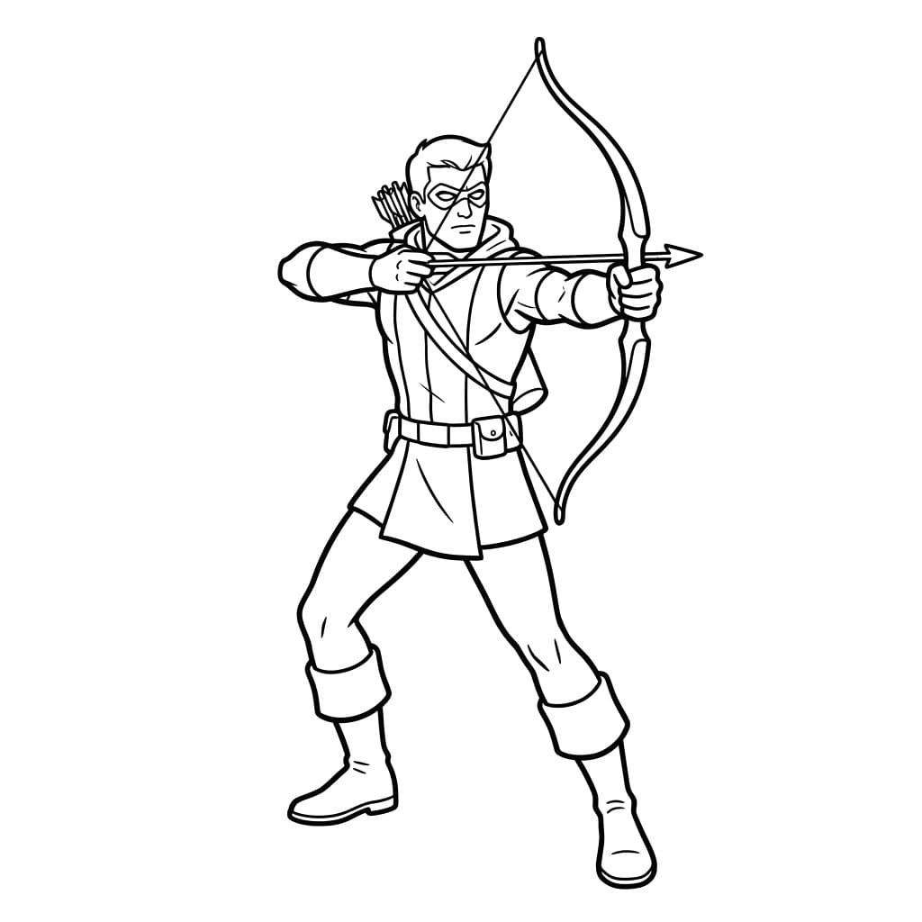 ระบายสี ลายพิมพ์ฮอว์คอายสำหรับเด็ก