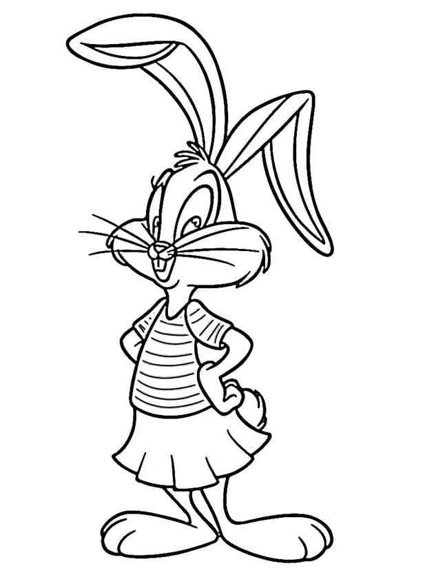 ระบายสี โลล่า บันนี่น่ารักจัง