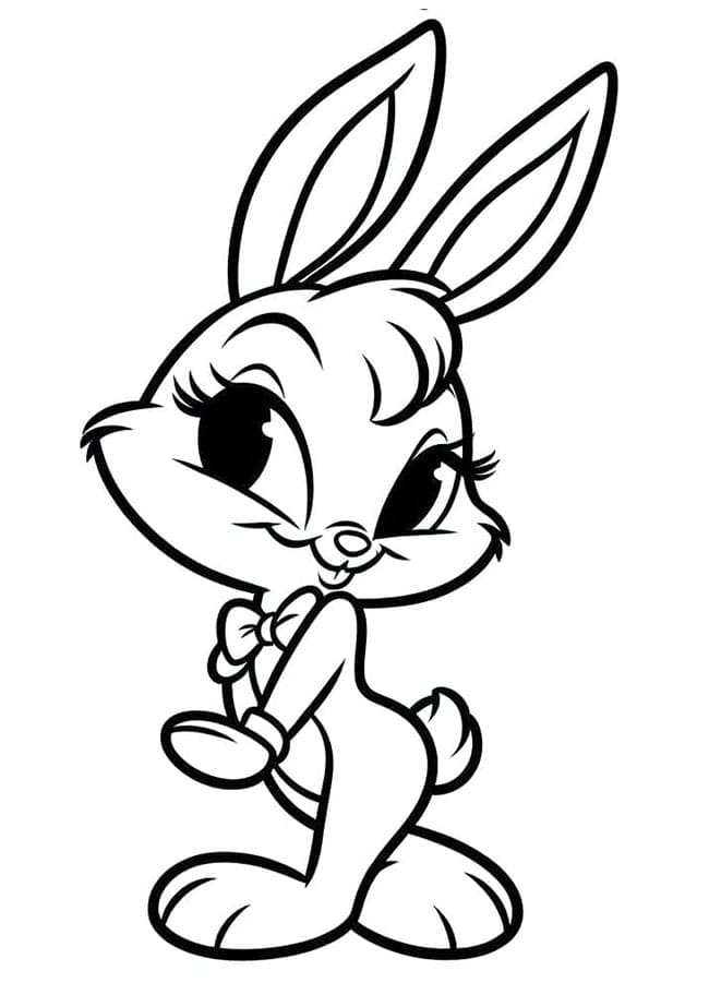 ระบายสี โลล่า บันนี่ น่ารักมาก ๆ