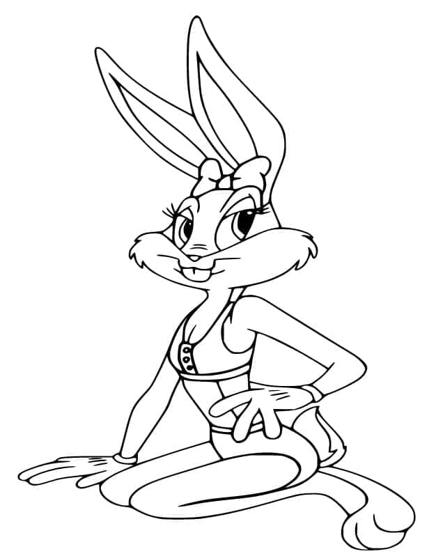 ระบายสี โลล่า บันนี่แสนสวย