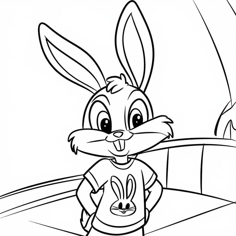 ระบายสี โลล่า บันนี่ ยิ้มแย้ม