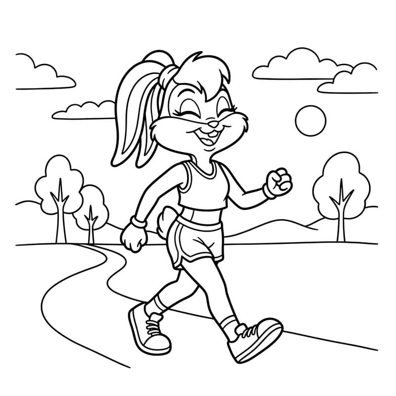 ระบายสี โลล่าเดินเล่น