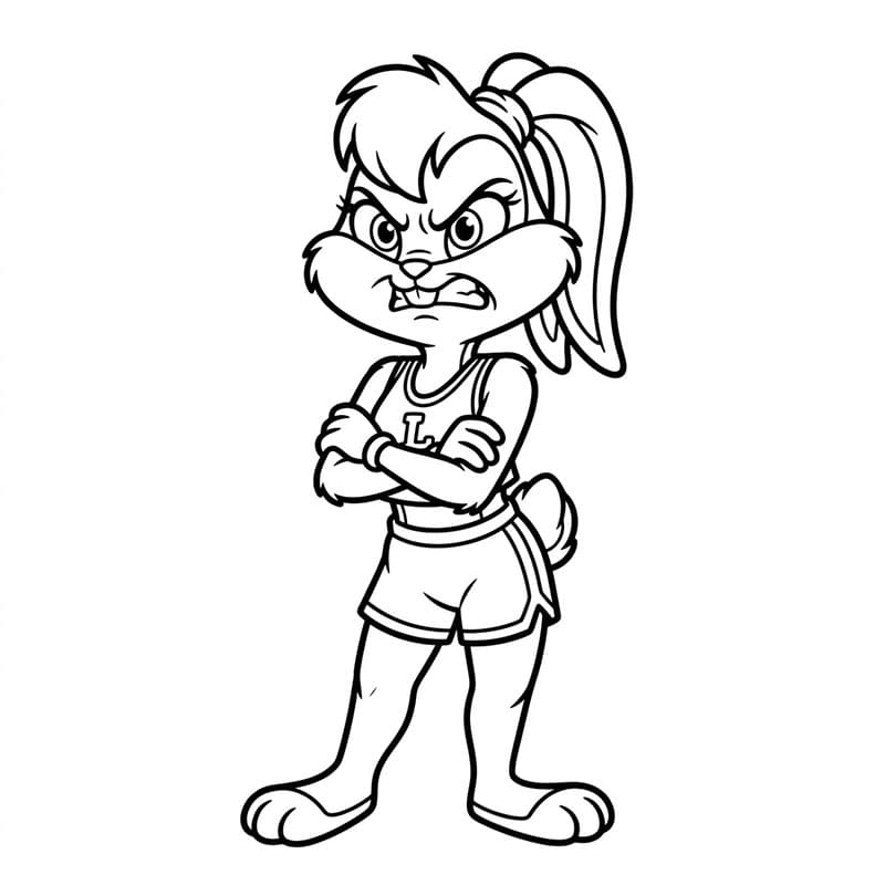 ระบายสี โลล่าโกรธเล็กน้อย