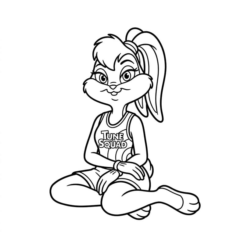 ระบายสี โลล่านั่งพัก